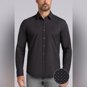 Men’s Phoenix Orbit Long Sleeve Button-Down in Icy Cotton